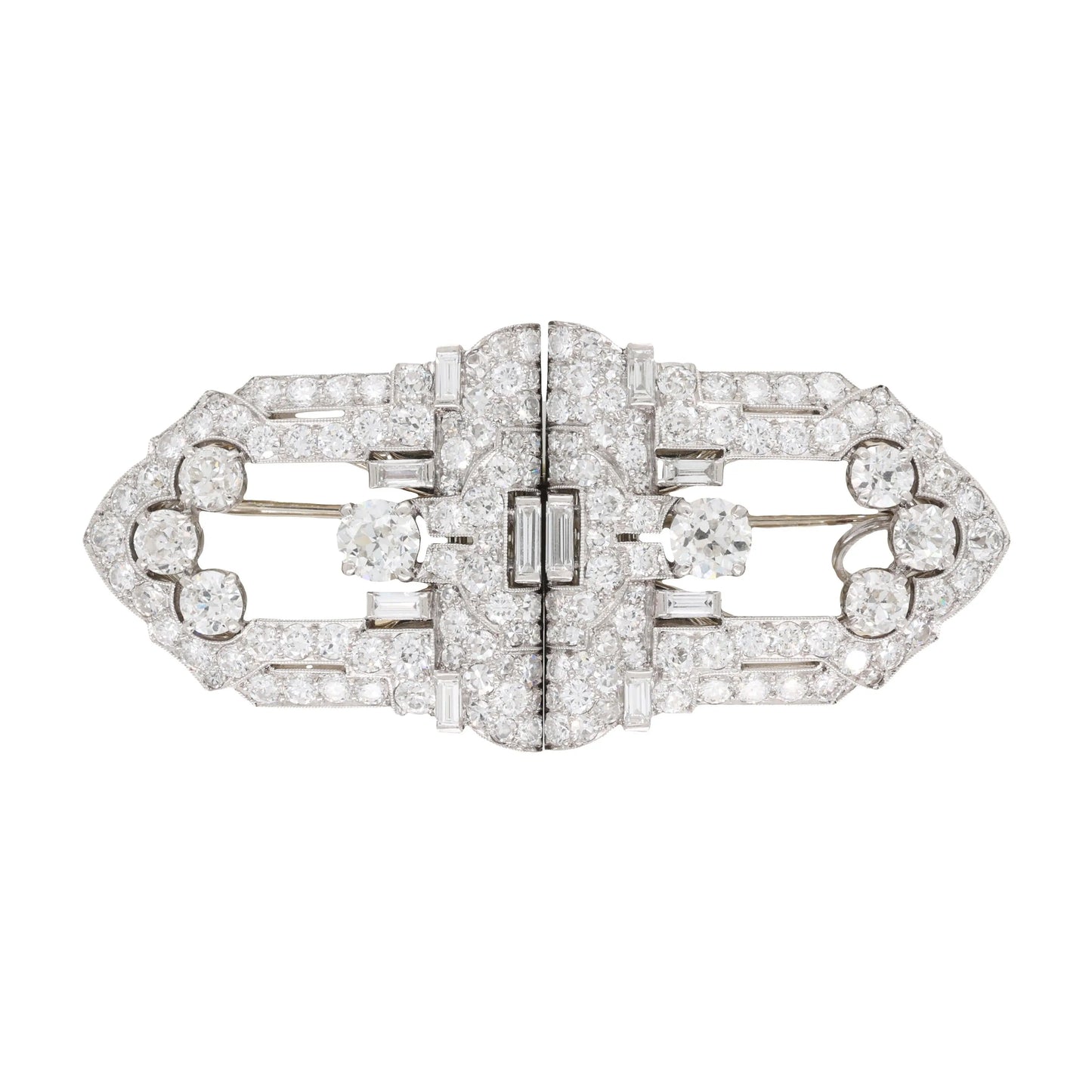 Raymond Yard, Platinum Diamond Double-pin Brooch