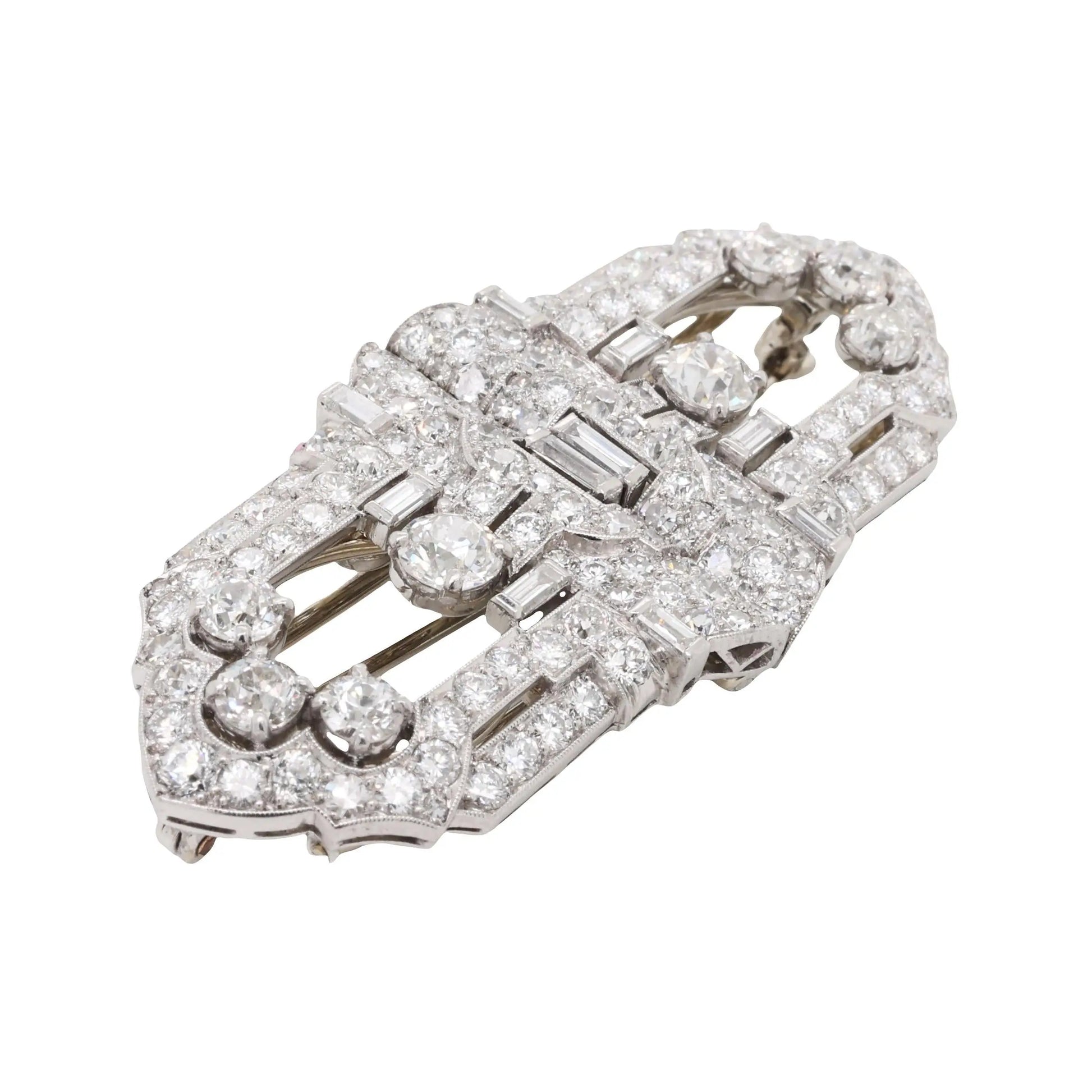 Raymond Yard, Platinum Diamond Double-pin Brooch
