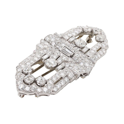Raymond Yard, Platinum Diamond Double-pin Brooch