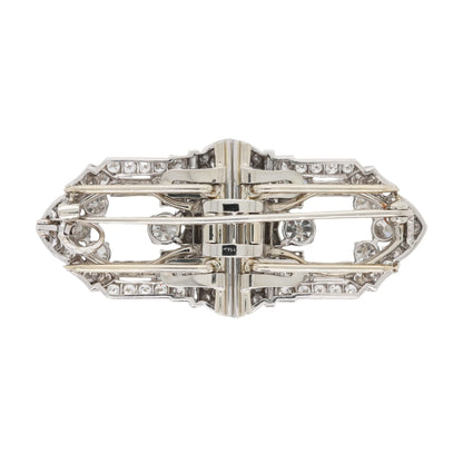 Raymond Yard, Platinum Diamond Double-pin Brooch