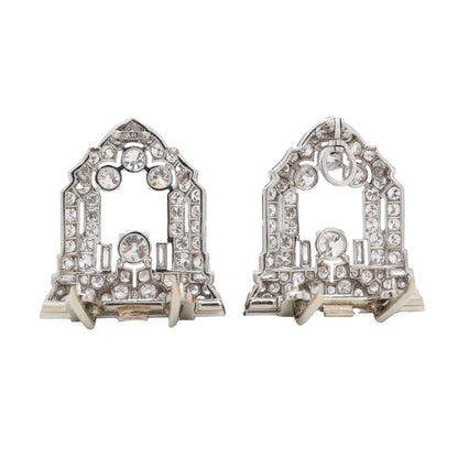 Raymond Yard, Platinum Diamond Double-pin Brooch