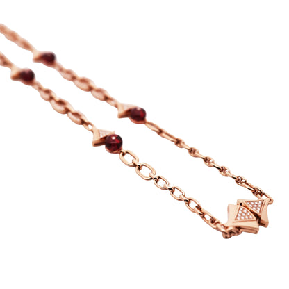 Bvlgari, 18K Gold Tourmaline Diamond Divas Dream Pendant Necklace
