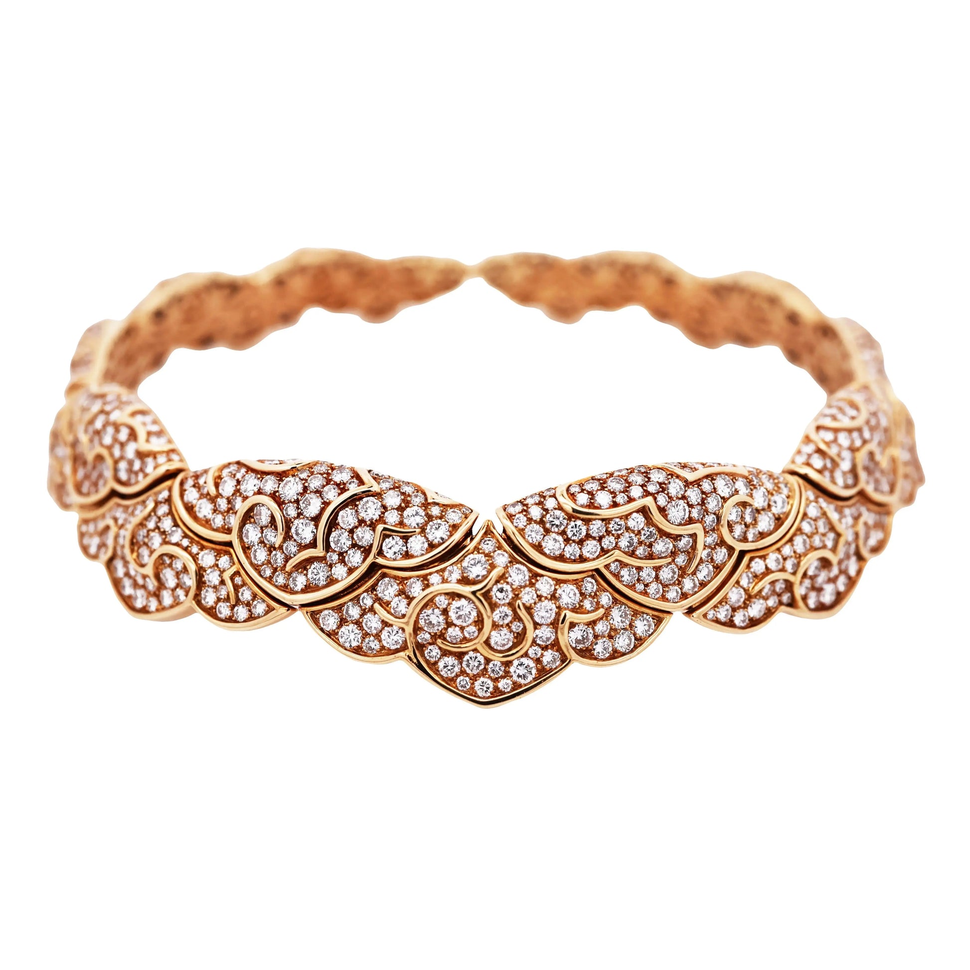 Marina B, 18K Gold Diamond 'Esclave' Choker Necklace