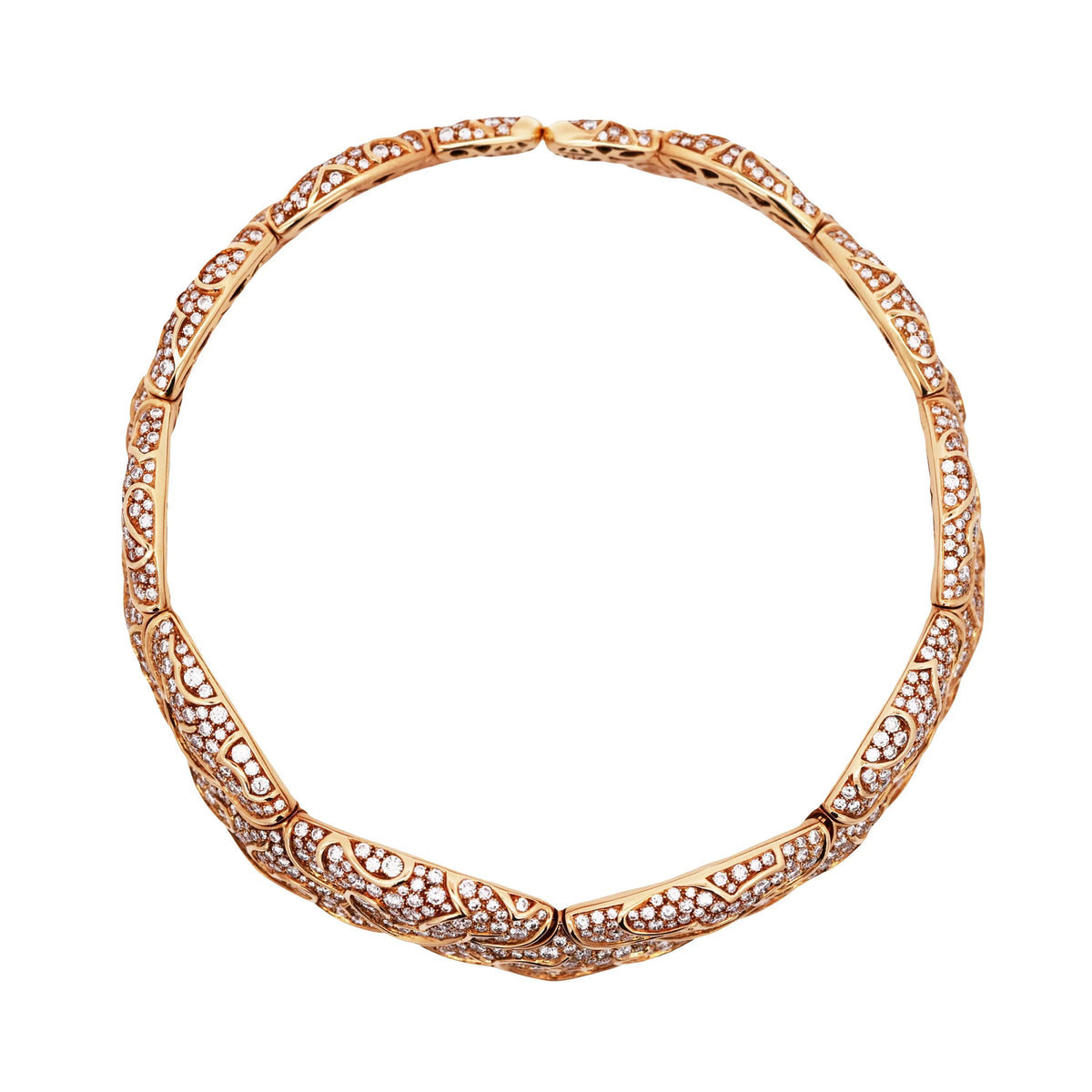 Marina B, 18K Gold Diamond 'Esclave' Choker Necklace