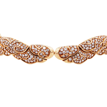 Marina B, 18K Gold Diamond 'Esclave' Choker Necklace