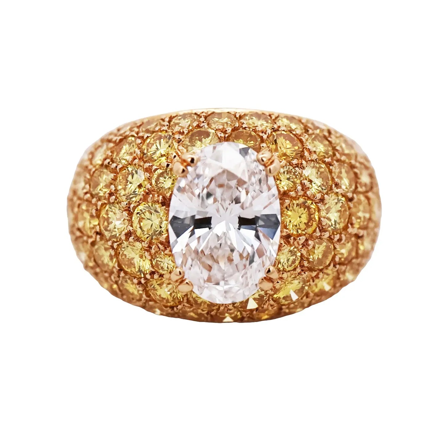 Van Cleef & Arpels, Diamond Yellow Diamond Ring, Certificate VCA
