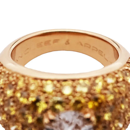 Van Cleef & Arpels, Diamond Yellow Diamond Ring, Certificate VCA