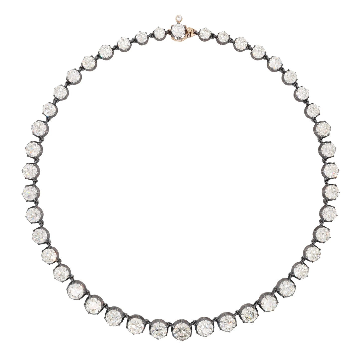 14K Gold Diamond Necklace Lueur Jewelry