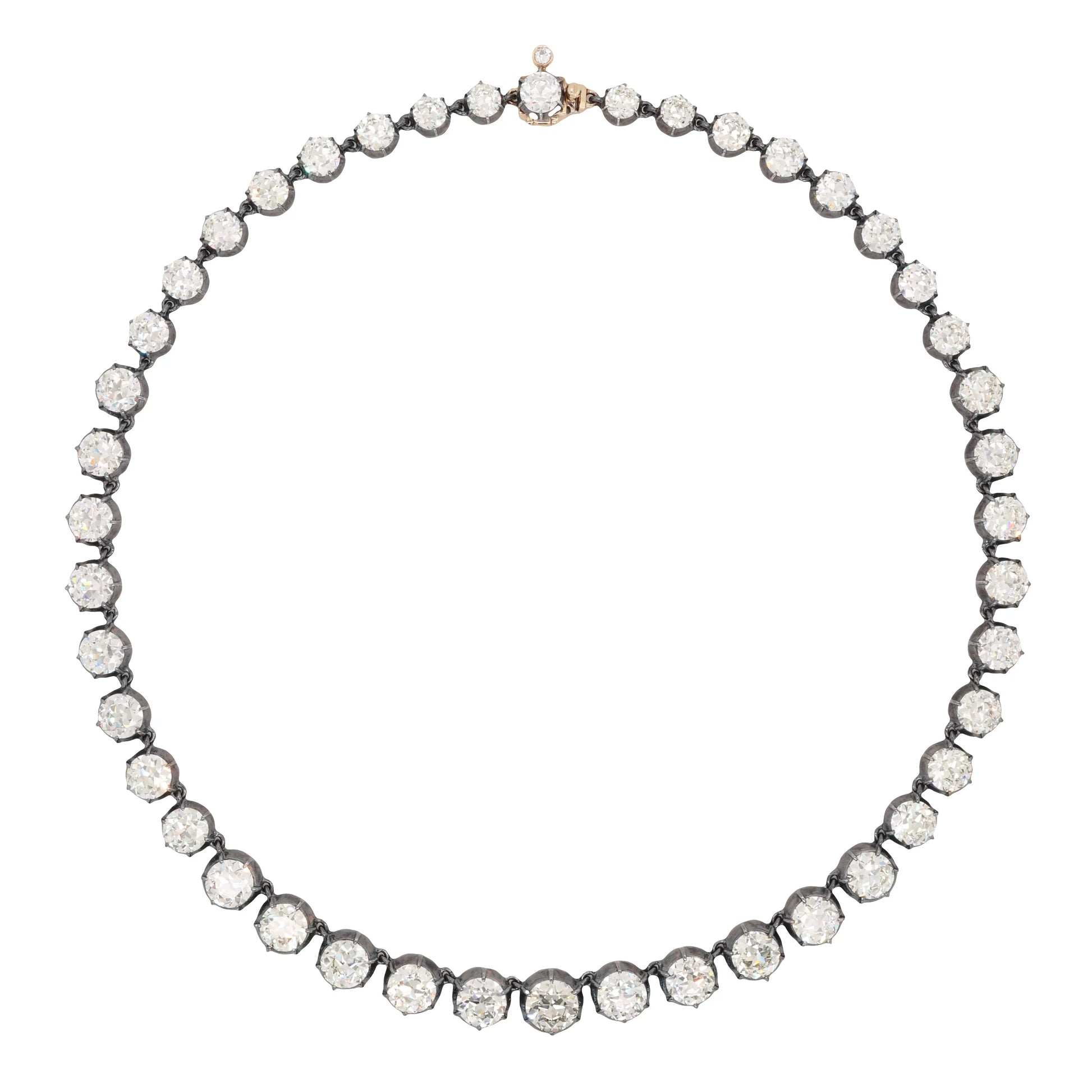 14K Gold Diamond Necklace Lueur Jewelry