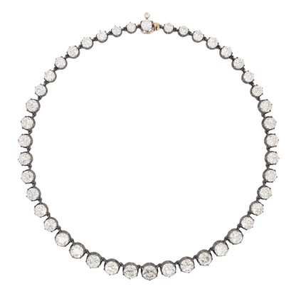 14K Gold Diamond Necklace Lueur Jewelry