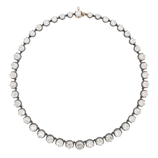 14K Gold Diamond Necklace Lueur Jewelry