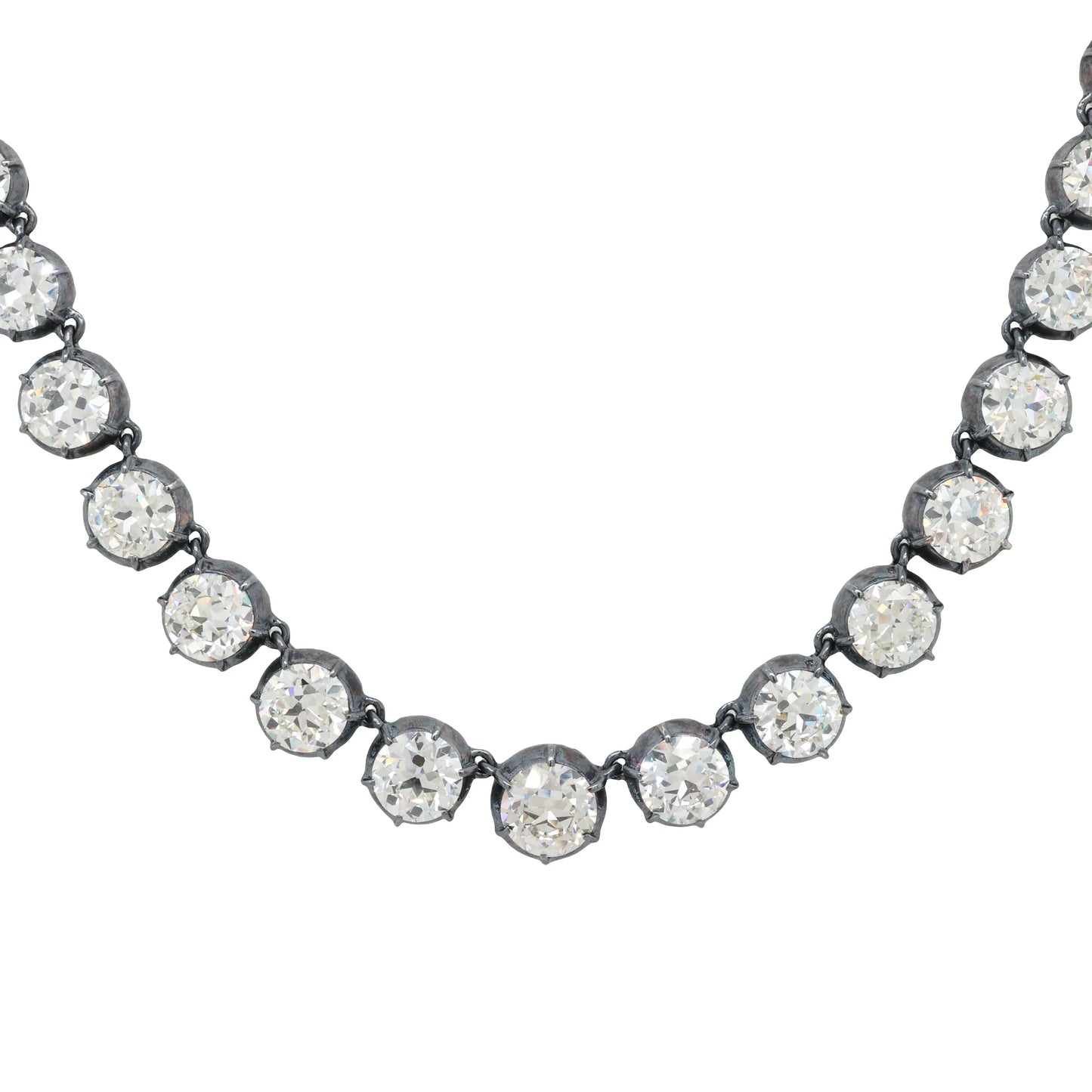 14K Gold Diamond Necklace Lueur Jewelry