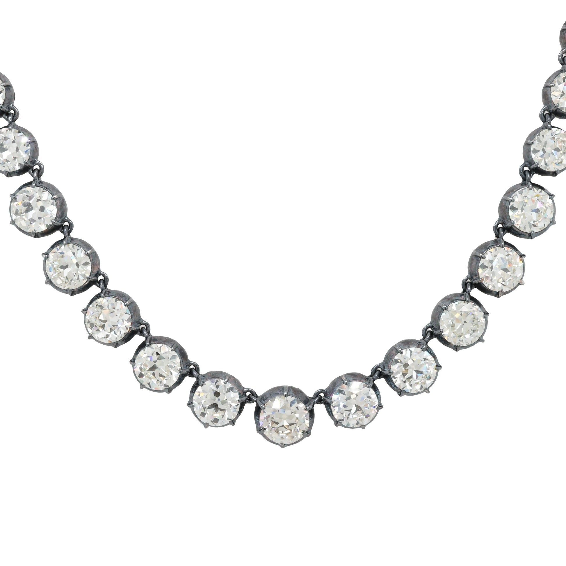 14K Gold Diamond Necklace Lueur Jewelry
