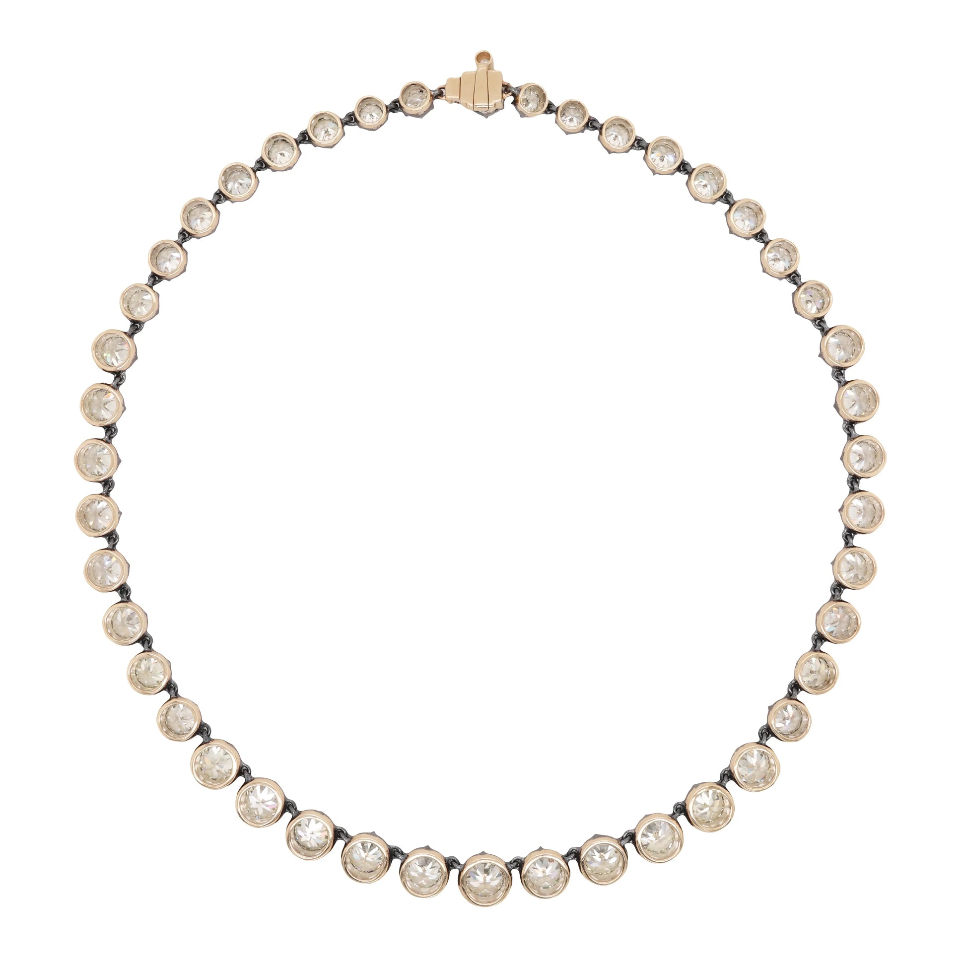 14K Gold Diamond Necklace Lueur Jewelry
