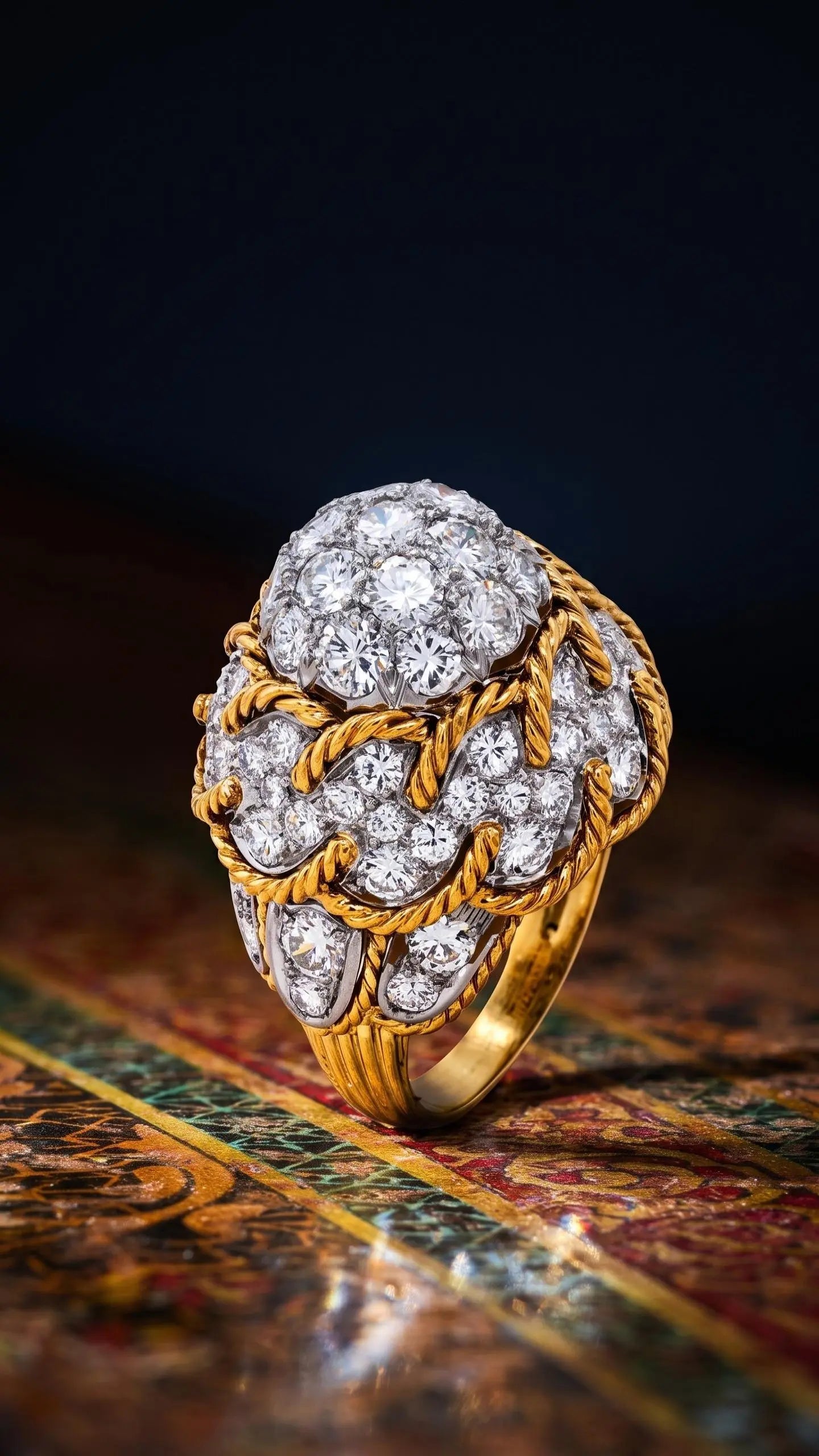 18K Gold Diamond ring