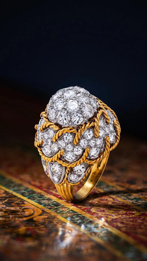 18K Gold Diamond ring