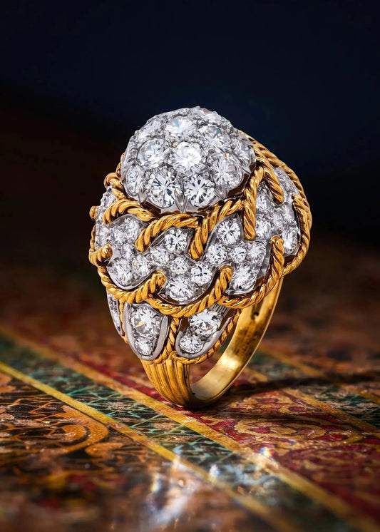 18K Gold Diamond ring
