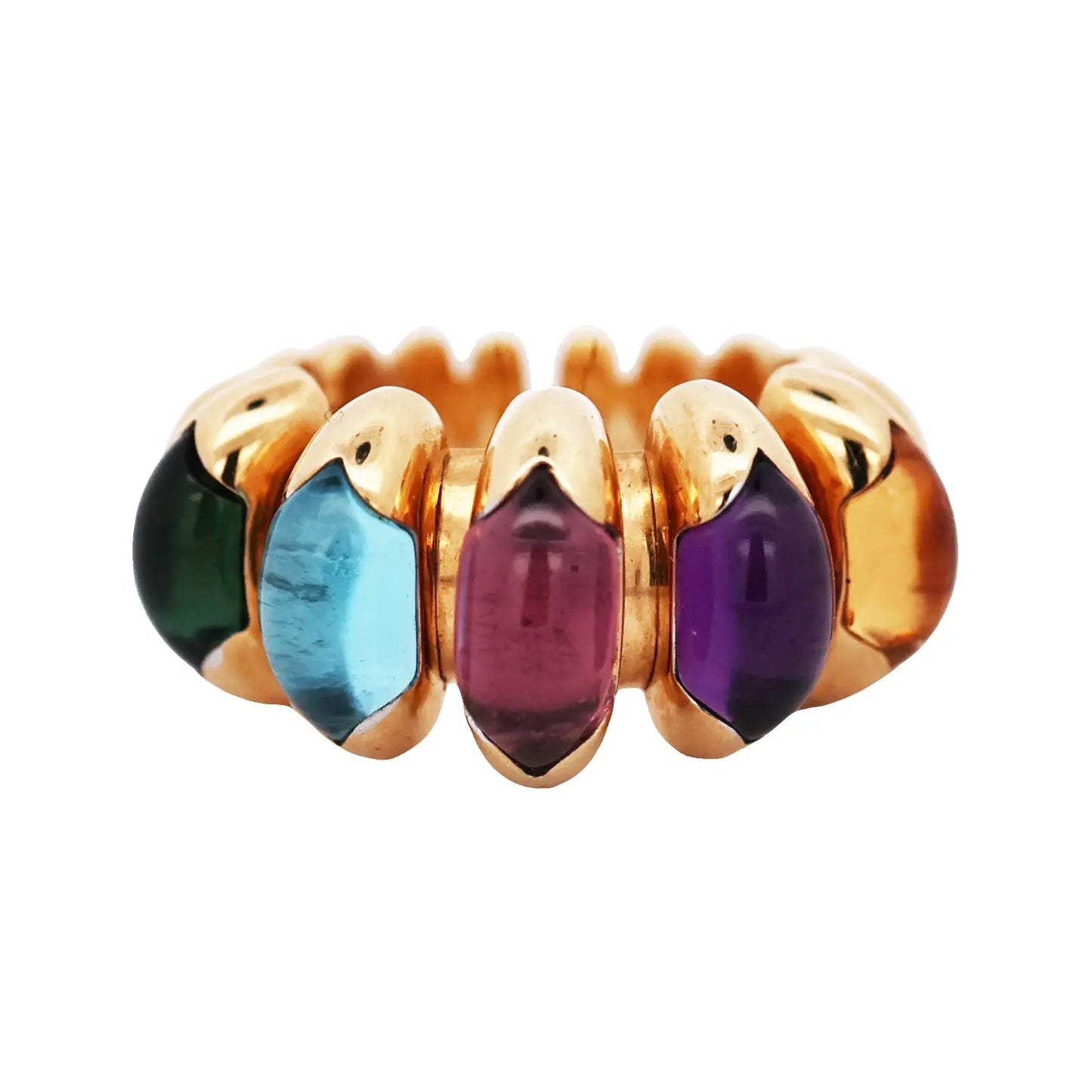 Bvlgari, 18K Gold Gemstone Ring Bvlgari