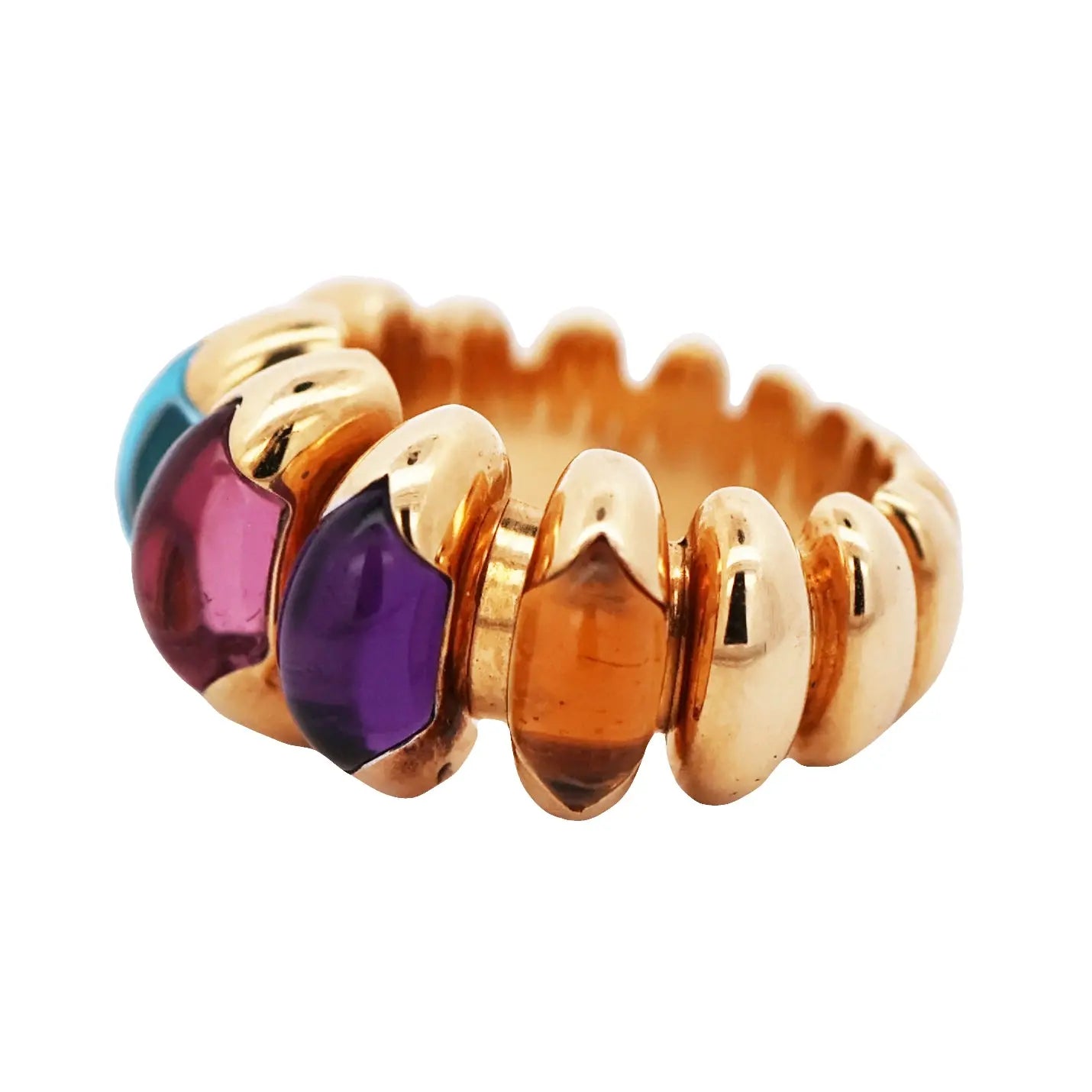 Bvlgari, 18K Gold Gemstone Ring Bvlgari