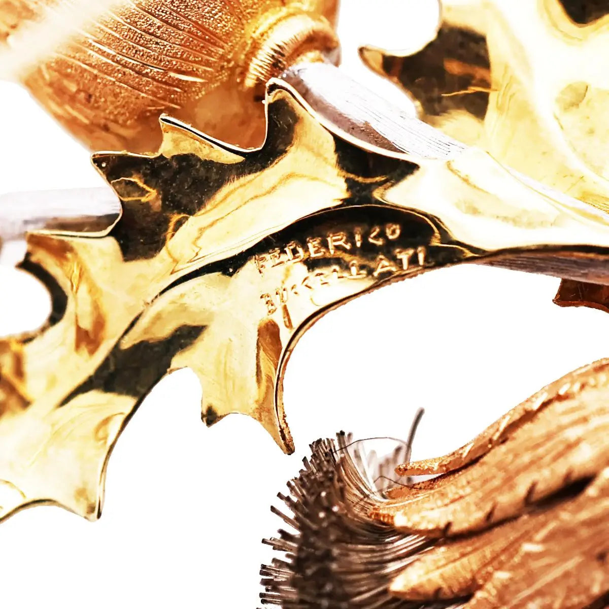 Buccellati, 18K Gold Thistle Brooch