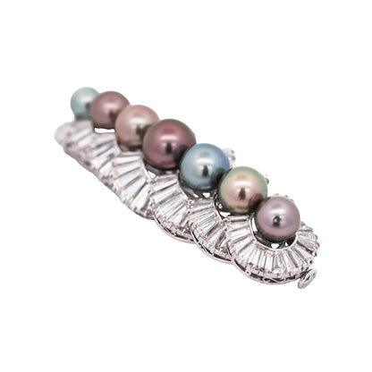 Bvlgari, Pearl Diamond Brooch