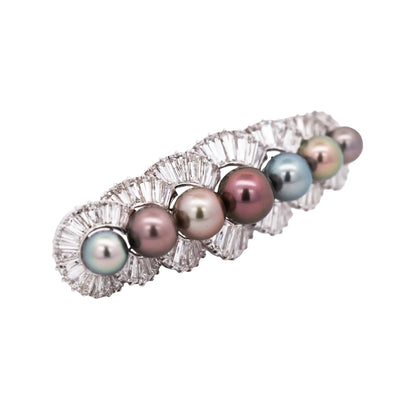 Bvlgari, Pearl Diamond Brooch