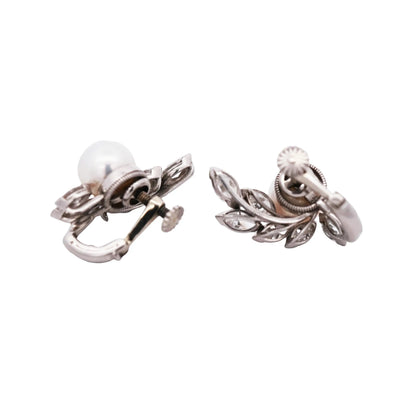 Oscar Heyman, Platinum Diamond Earrings, Certificate