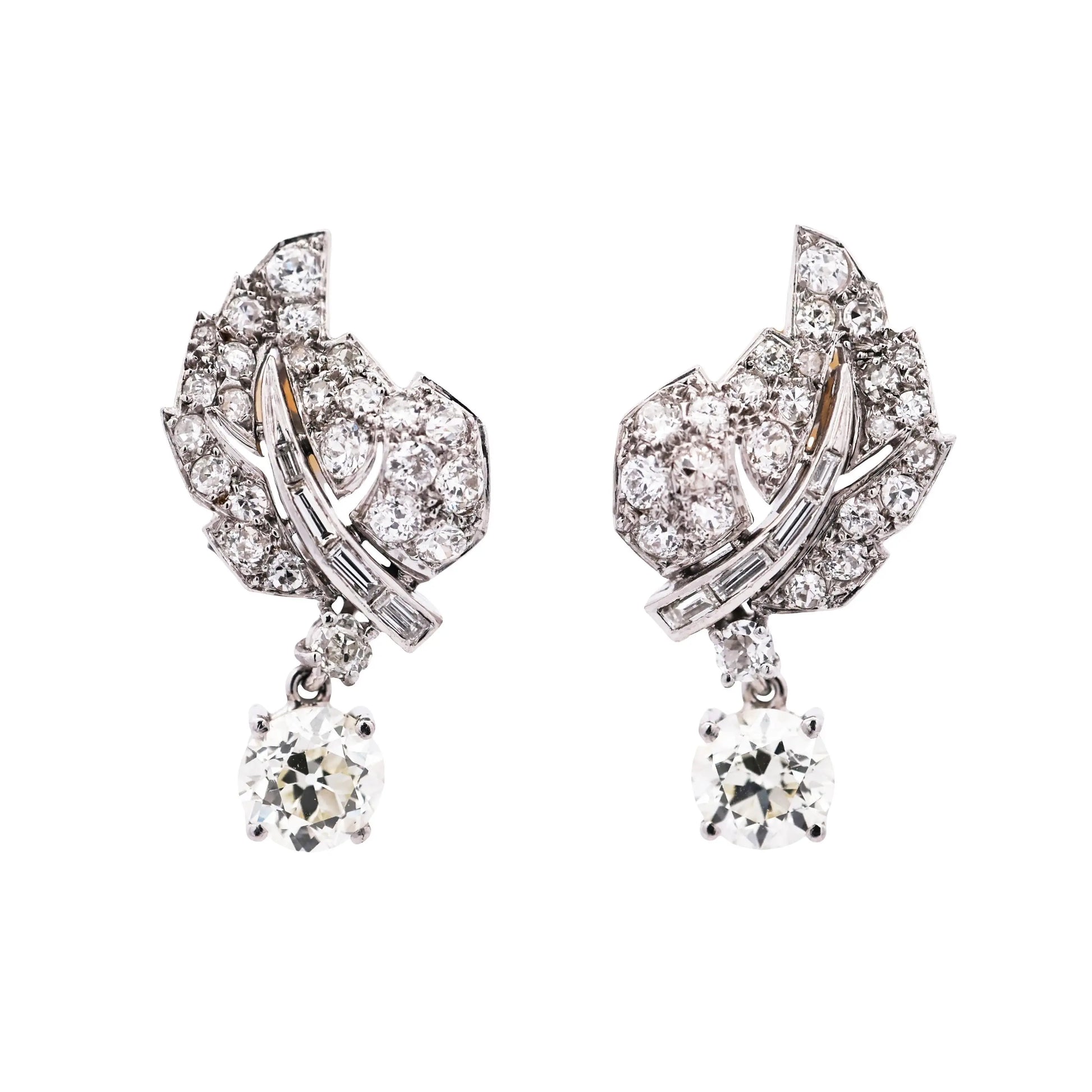 Platinum Diamond Earrings