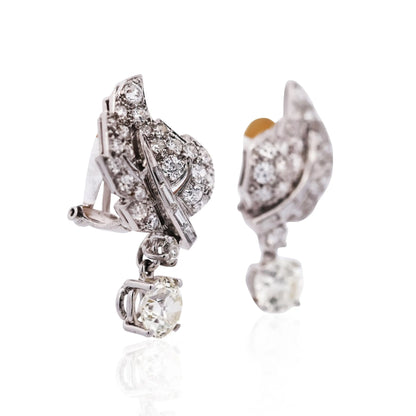 Platinum Diamond Earrings