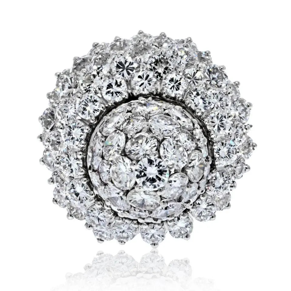 Cartier, Platinum Diamond Tulip Ring