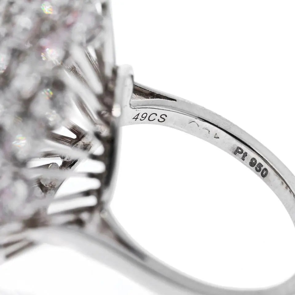 Cartier, Platinum Diamond Tulip Ring
