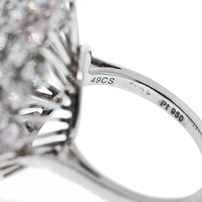 Cartier, Platinum Diamond Tulip Ring