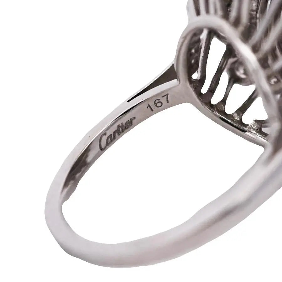 Cartier, Platinum Diamond Tulip Ring