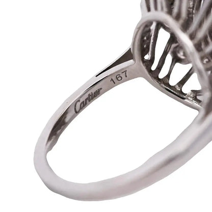 Cartier, Platinum Diamond Tulip Ring