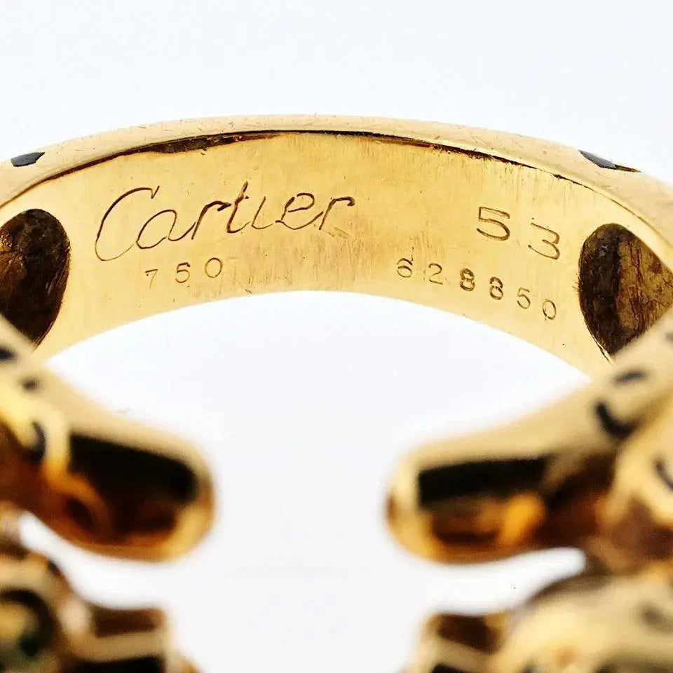 Cartier, 18K Gold Panthere Ring