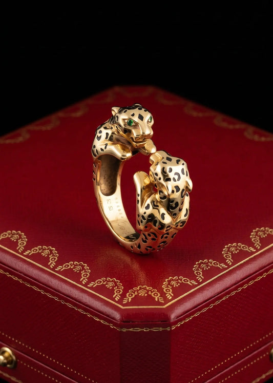 Cartier, 18K Gold Panthere Ring Cartier