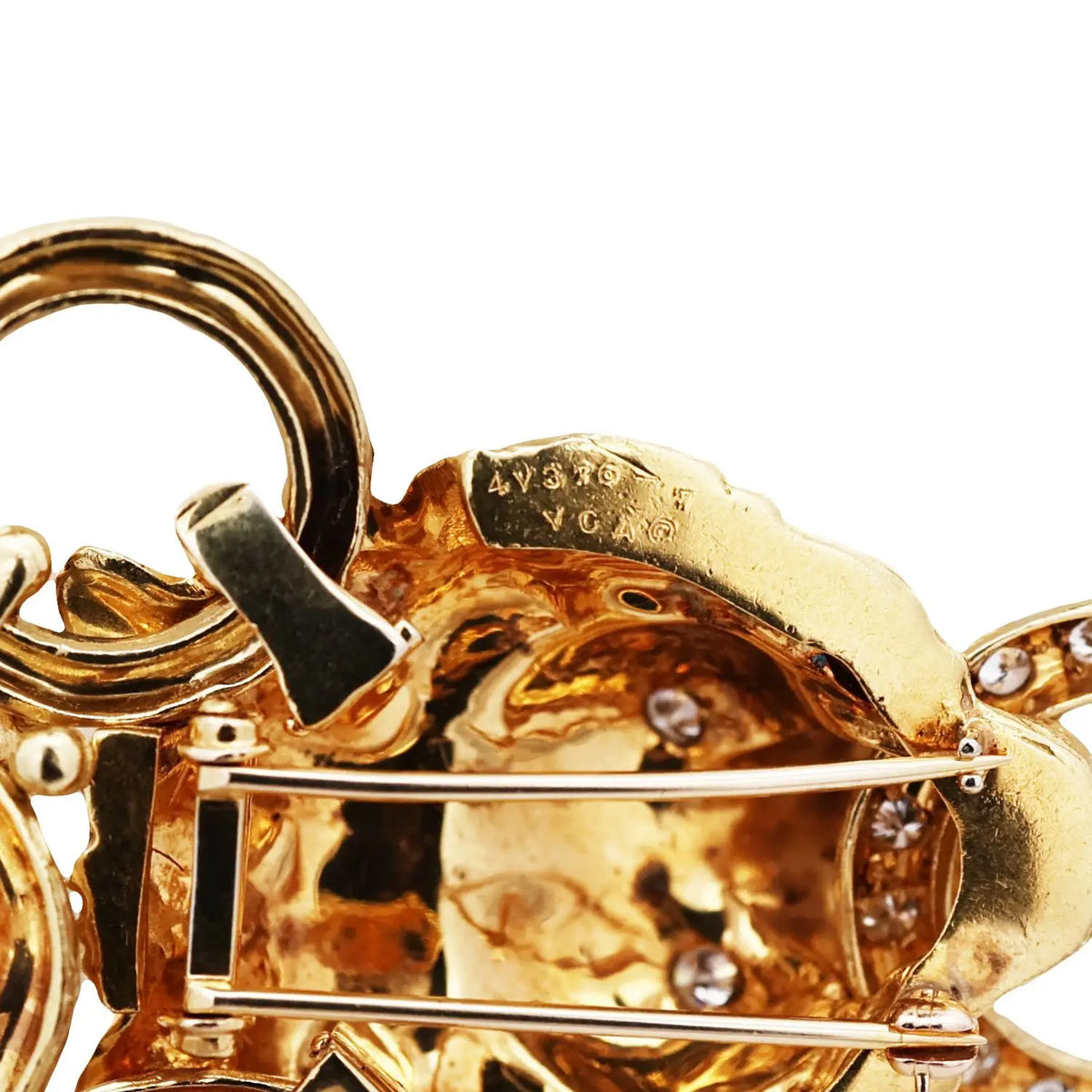 Van Cleef & Arpels, 18K Gold Lion-head Necklace