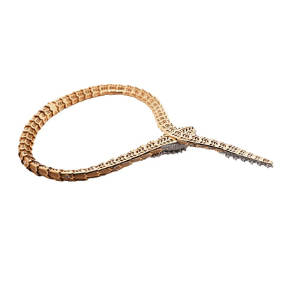 Bvlgari, 18K Gold Diamond Serpenti Necklace