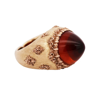 Buccellati, 18K Gold Citrine Ring