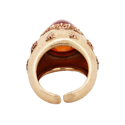 Buccellati, 18K Gold Citrine Ring