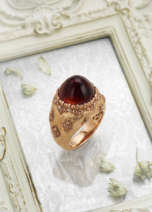 Buccellati, 18K Gold Citrine Ring Buccellati