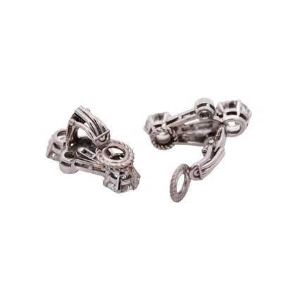 Harry Winston, Platinum Diamond Earrings
