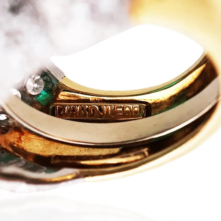 David Webb, Platinum 18K Gold 7.20ct Colombia Minor Emerald Diamond Ring, AGL