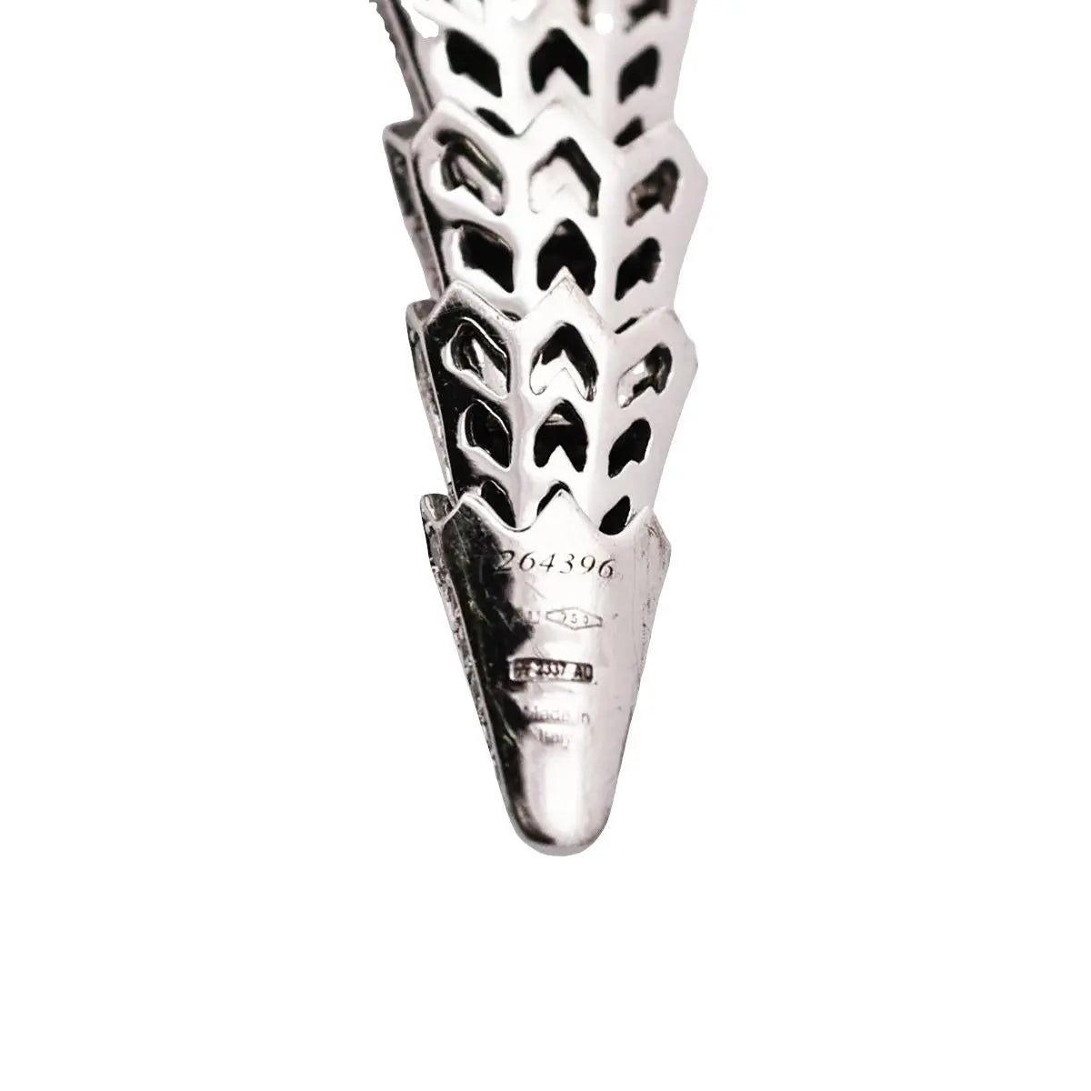 Bvlgari, 18K White Gold Diamond Serpenti Necklace, Certificate