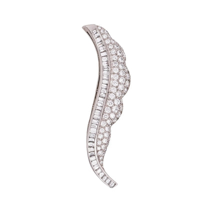 Oscar Heyman, Platinum Diamond Brooch