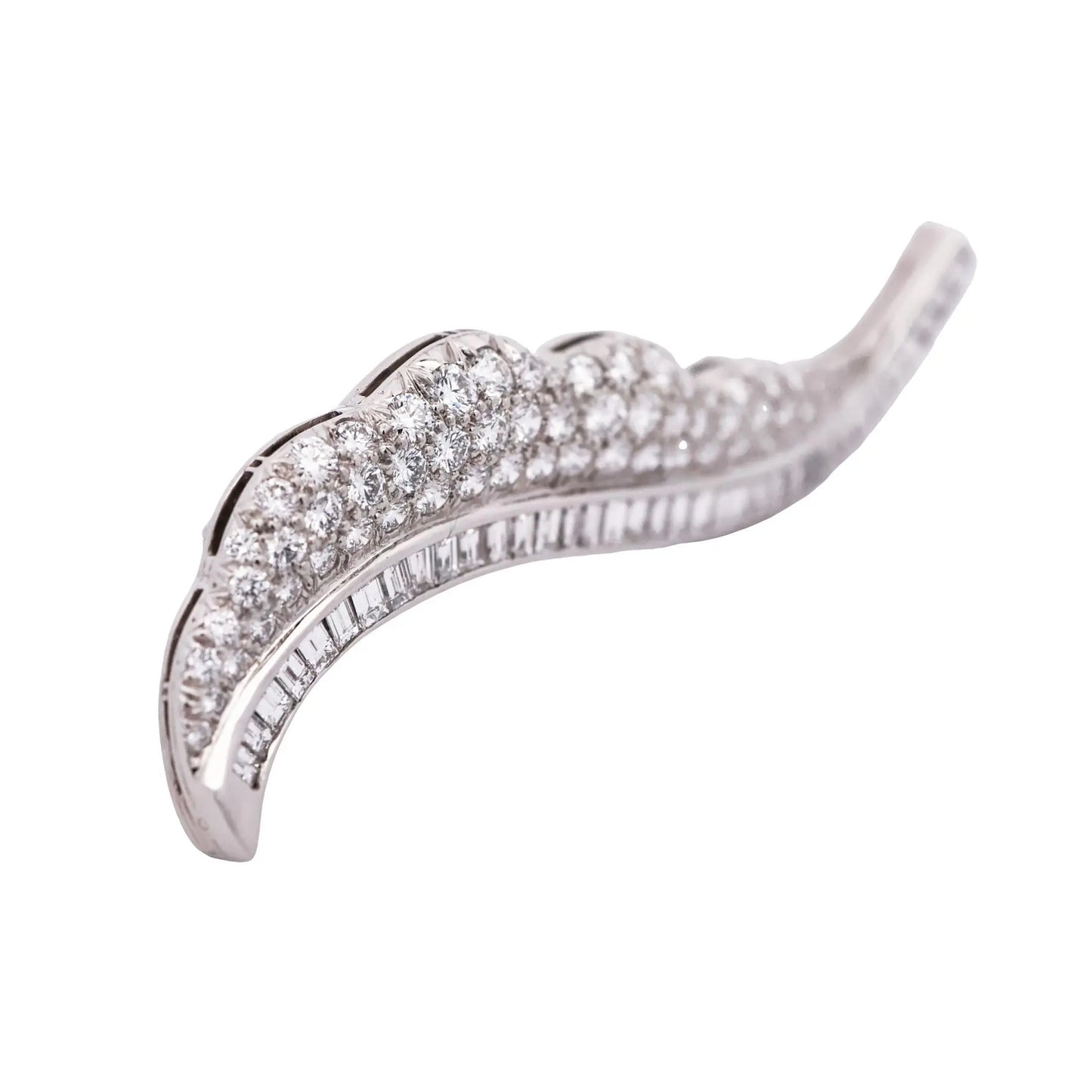 Oscar Heyman, Platinum Diamond Brooch