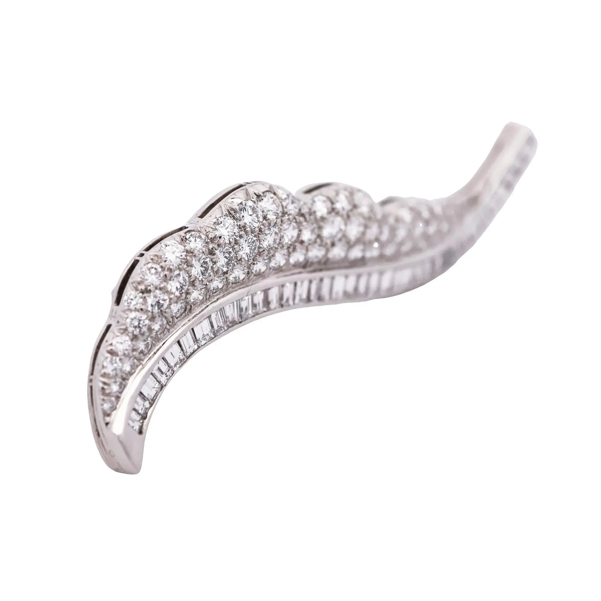 Oscar Heyman, Platinum Diamond Brooch