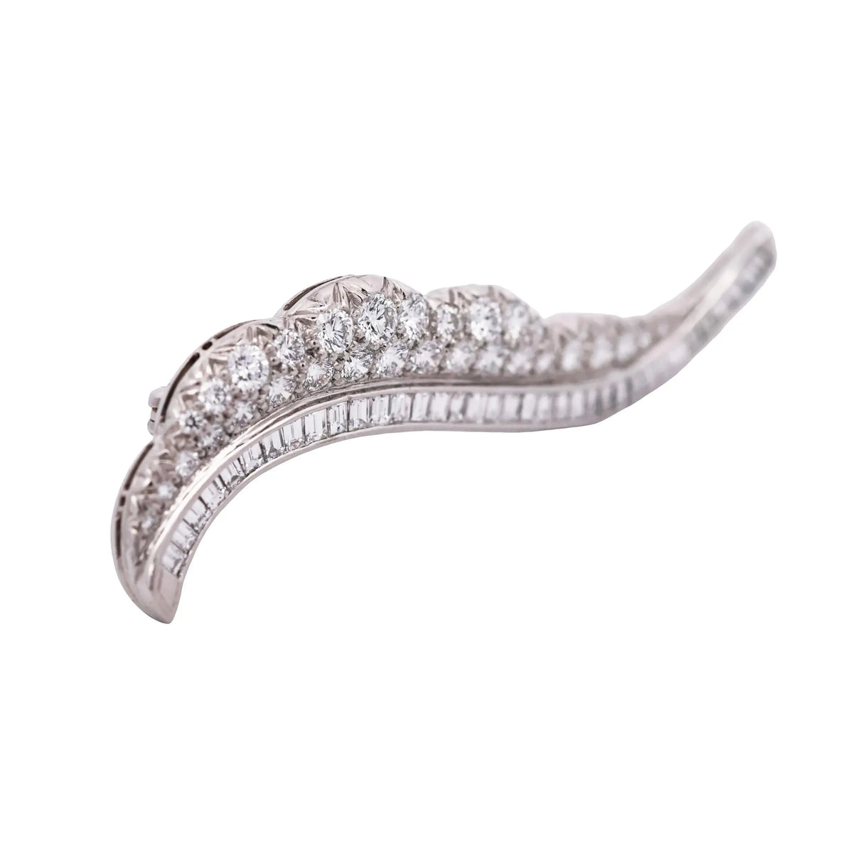 Oscar Heyman, Platinum Diamond Brooch