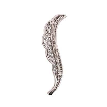 Oscar Heyman, Platinum Diamond Brooch
