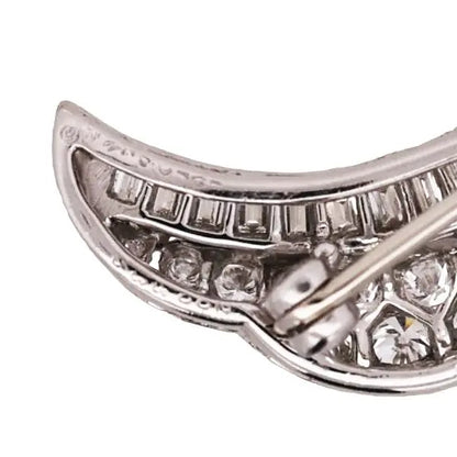 Oscar Heyman, Platinum Diamond Brooch